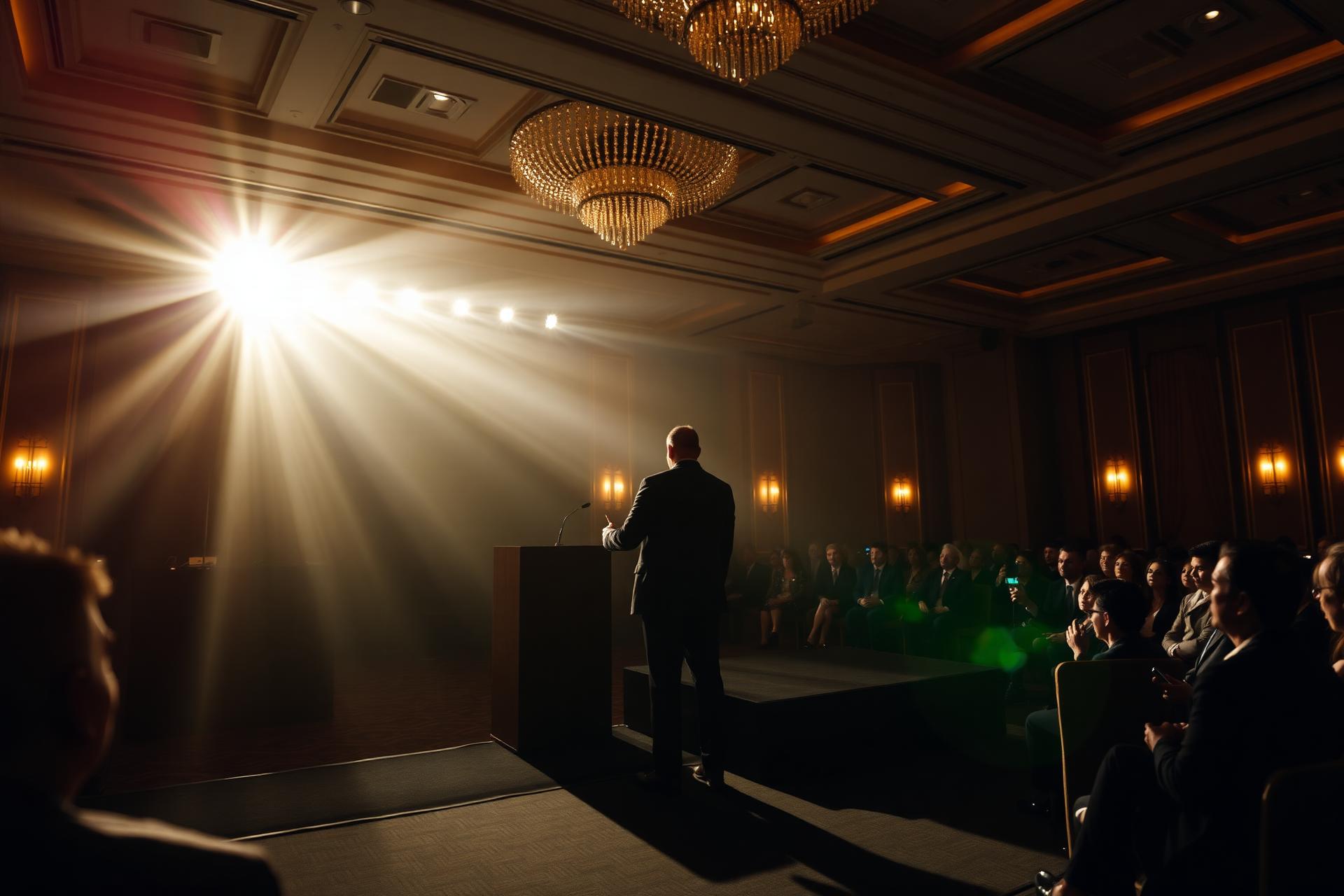 Corporate conference stage